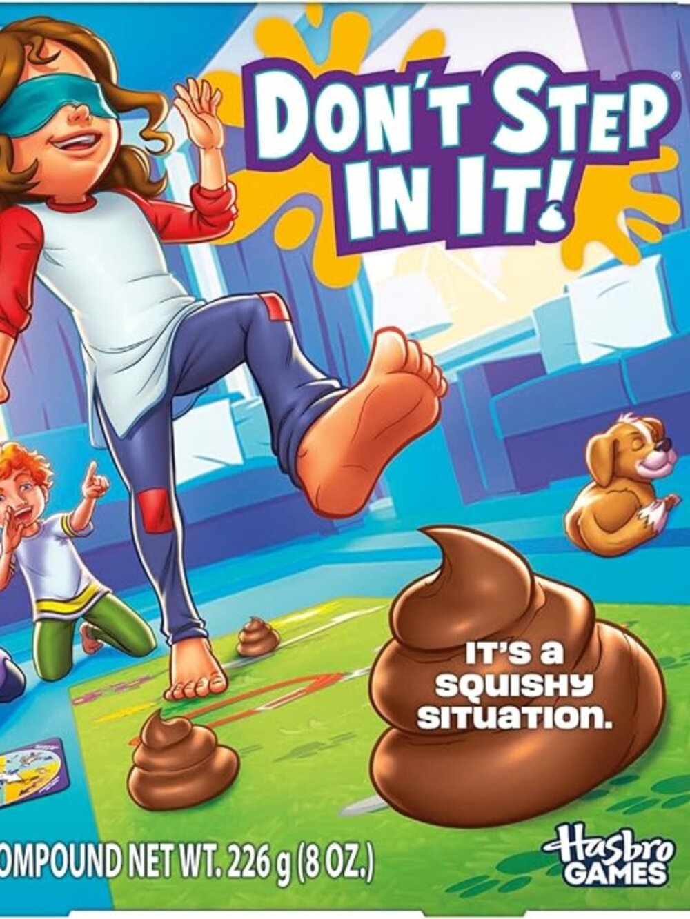 DON'T STEP IN IT ! Preschool Game I Blindfolded, Poop Party Game - NEW